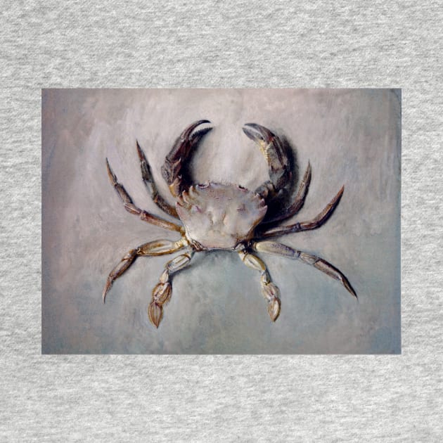 Vintage Crab Painting by Bravuramedia